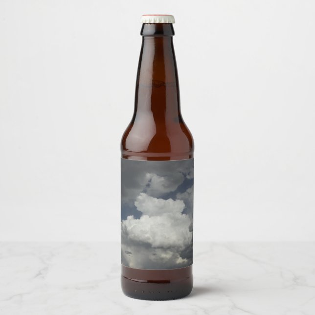 Cloudy Sky Bottle Label (Front)