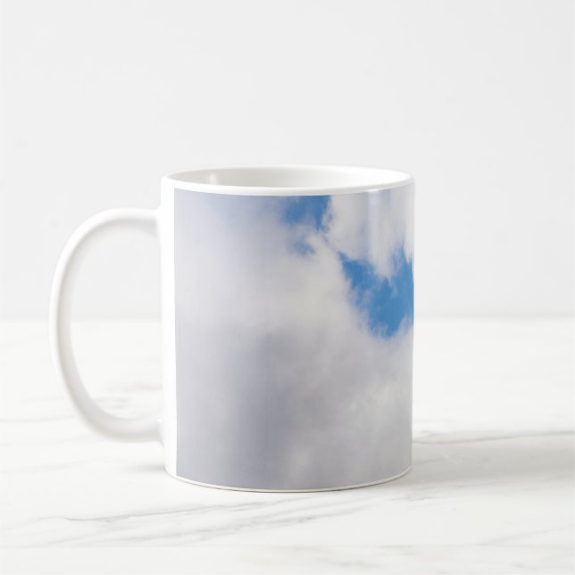 Cloudy sky coffee mug (Left)