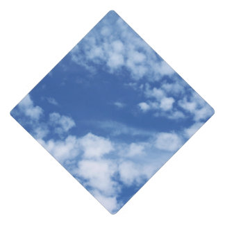 Cloudy Sky Graduation Cap Topper