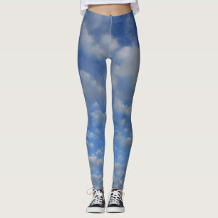 Cloudy sky leggings