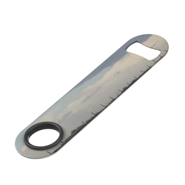 Cloudy Sky Speed Bottle Opener (Front Angled)