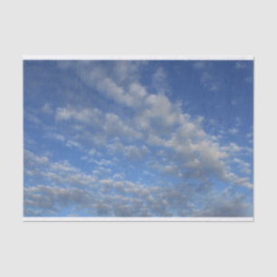 Cloudy sky tissue paper