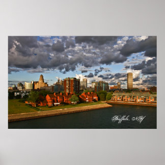 Cloudy with a chance of Buffalo Poster