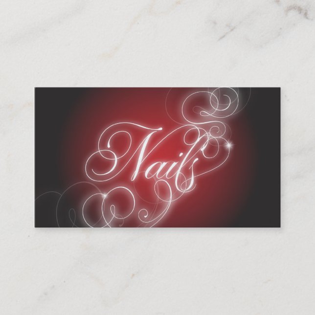 Clouez la lueur élégante de Flourish de carte de (Devant)