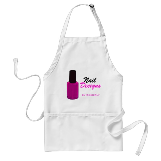 Clouez le tablier rose d'affaires d'accents de (Devant)