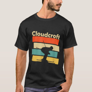 Clouroft New Mexico Retro Ski  T-Shirt