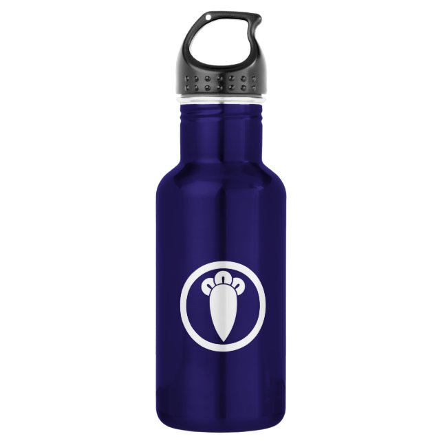 Clove in circle 532 ml water bottle (Front)