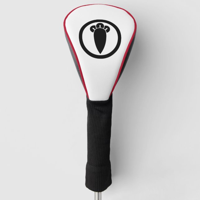 Clove in circle golf head cover (Front)