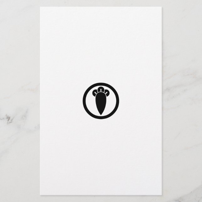 Clove in circle stationery (Front)