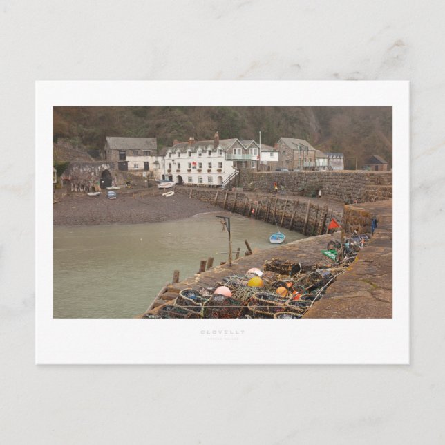 Clovelly Postcard (Front)
