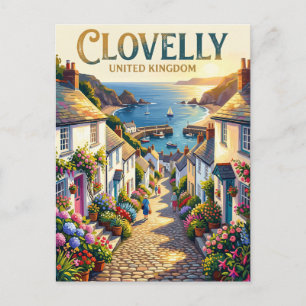Clovelly United Kingdom Postcard