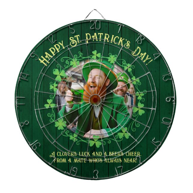 Clover & Beer Companionship Dartboard (Front)