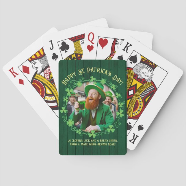 Clover & Beer Companionship Playing Cards (Back)