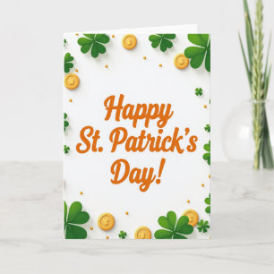 Clover Coins Happy Day Card
