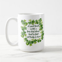 Clover Friendship Quote Good Friend 4 Leaf Clover