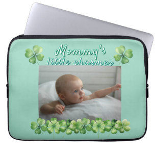 Clover Green Mommy's Little Charmer Laptop Sleeve