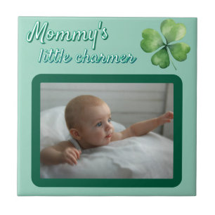Clover Green Mommy's Little Charmer Tile