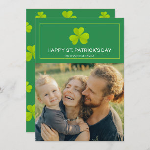 Clover Green St. Patrick's Day Photo Card