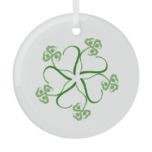 Clover Heart Ornament
