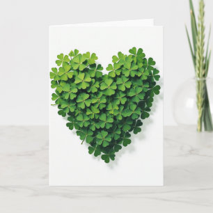Clover Heart Pattern Card