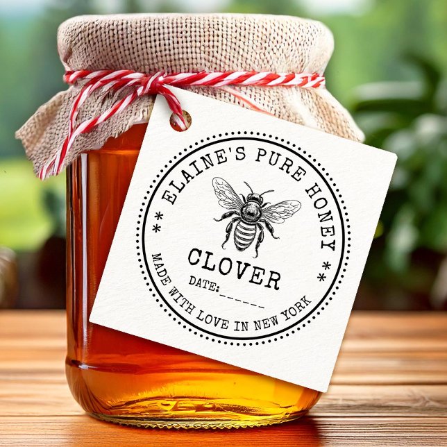 Clover honey vintage label with custom colours (Creator Uploaded)