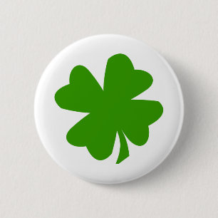 Clover image 2 inch round button