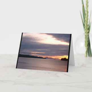 Clover Island Sunset Card
