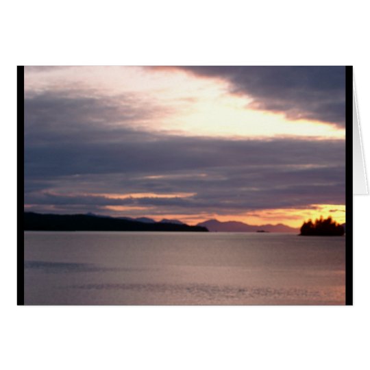 Clover Island Sunset Card