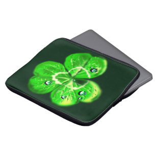 Clover Laptop Sleeve - Dew Drops - Your Colours