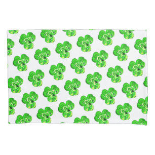 Clover Leaf Pillow Case