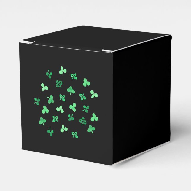 Clover Leaves Classic Favour Box (Front Side)