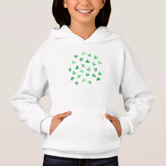 Clover Leaves Girls' Hoodie