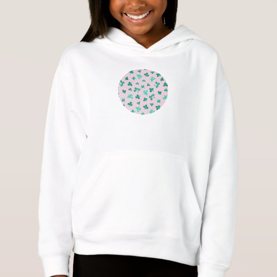 Clover Leaves Girls' Pullover Hoodie