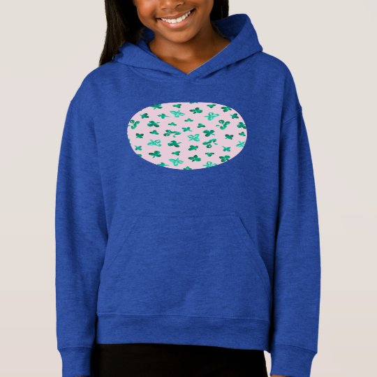 Clover Leaves Girls' Pullover Hoodie