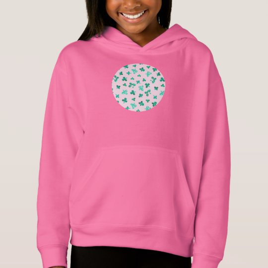 Clover Leaves Girls' Pullover Hoodie