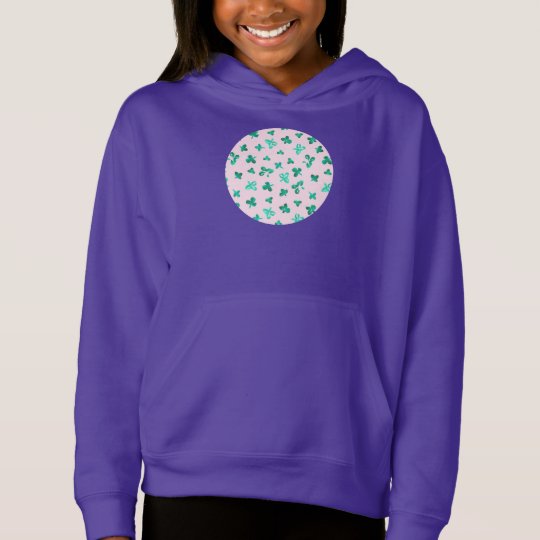 Clover Leaves Girls' Pullover Hoodie