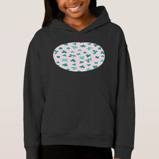 Clover Leaves Girls' Pullover Hoodie