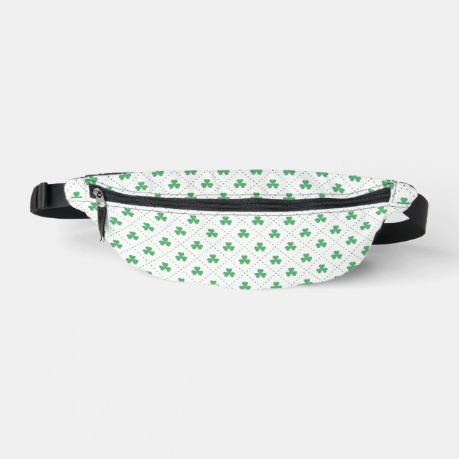 Clover Leaves Pattern St. Patrick's Day-53224 Fanny Pack (Front)