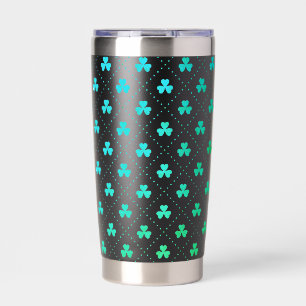 Clover Leaves St. Patrick's Day Pattern-53223 Insulated Tumbler