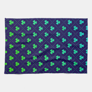 Clover Leaves St. Patrick's Day Pattern-53223 Kitchen Towel