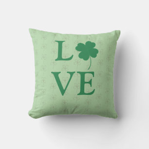 Clover & Love Throw Pillow - Lucky and Love