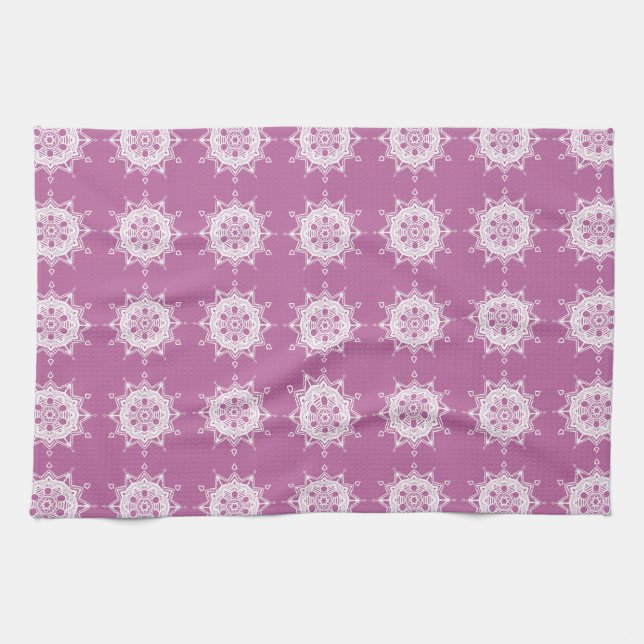 Clover Mandala Kitchen Towel (Horizontal)