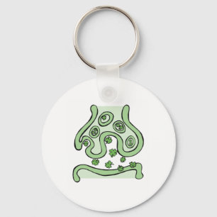 Clover Neurotransmitters Keychain