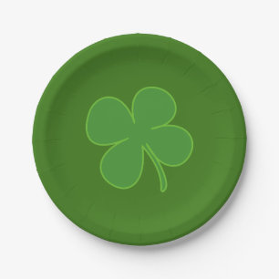 Clover Paper Plate