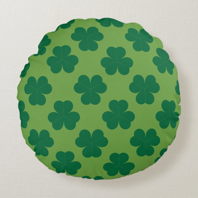Clover Round Pillow (Front)