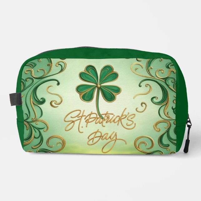 Clover Saint Patrick's Day Dopp Kit (Front)
