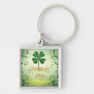 Clover Saint Patrick's Day Keychain