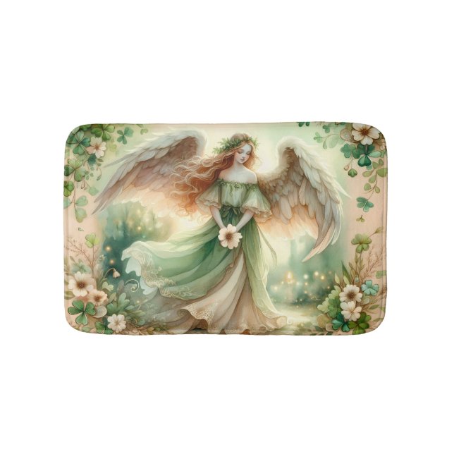 Clover Serenity Angel Bath Mat (Front)