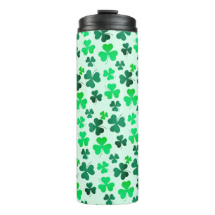Clover Shamrock Irish Green Spring St Patricks Day Thermal Tumbler