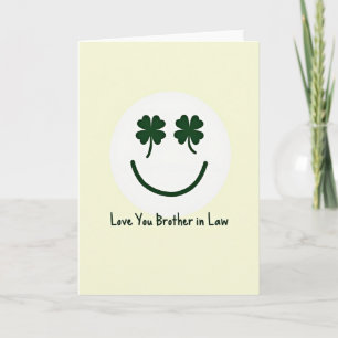 Clover Smile Brother In Law Card